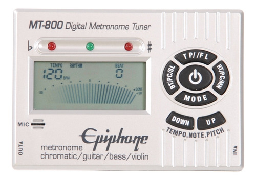 Metronomo + Afinador Cromatico EphiPhone Mt800