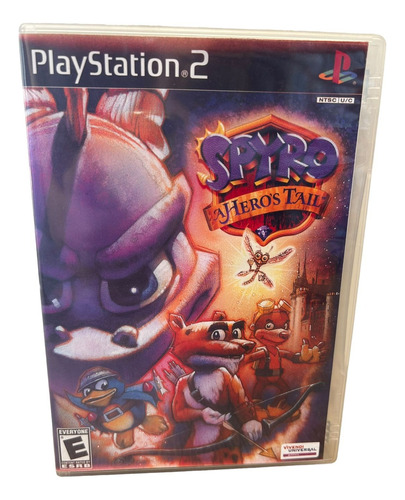 Spyro A Heros Tail Play 2 Com Capa E Pôster Ps2