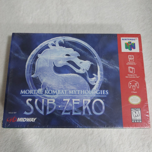 Fita Nintendo 64 Mortal Kombat Mythologies Sub-zero (Usado)
