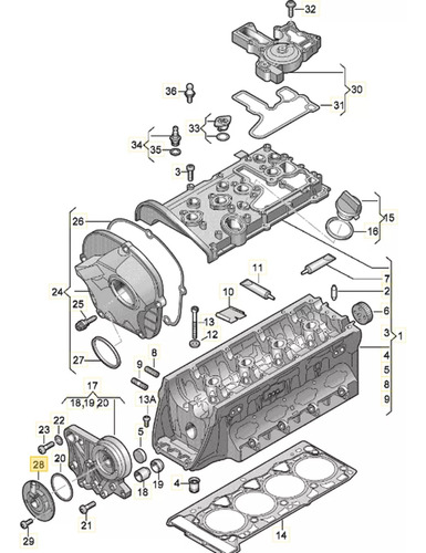 Sensor Fase Motor Audi A4 1.8 2.0 2015 2016 Avant