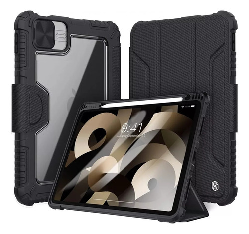 Case Nillkin Bumper Para iPad Air 4 10.9 A2324 A2325 Negro