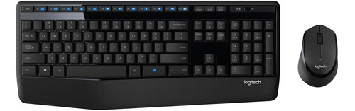 Teclado + Mouse Logitech Inalambrico Mk345 Qwerty Español