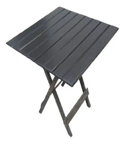 Mesa Plegable De Madera Negra