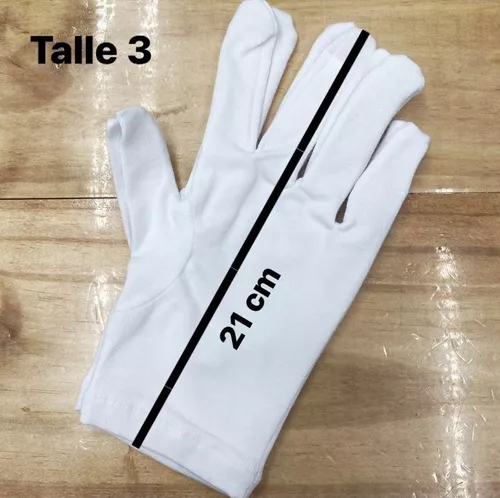 Guantes Blancos Cortos