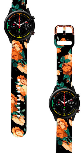 Correa Compatible Con Xiaomi Mi Watch Color Flores