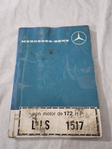 Catalogo Manual Usuario Mercedes Benz 1517 L/ls Año 74