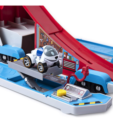 Juego De Pistas 2 En 1 Paw Patrol Para Vehículos De Metal
