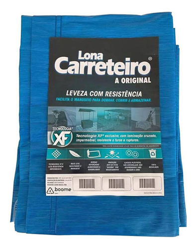 Lona Carreteiro Itap Azul 6 X 6