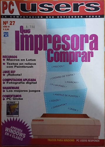 Revista Pc Users Argentina N° 27 1993