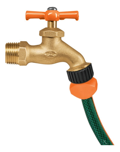 Caño De Jardín Robusto 1/2 Bronce Truper