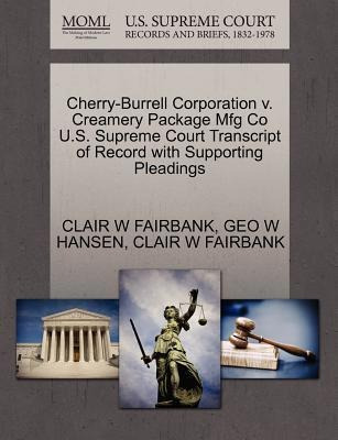 Cherry-burrell Corporation V. Creamery Package Mfg Co U.s...