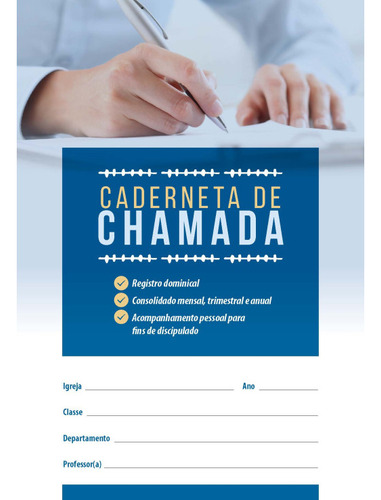 Kit Caderneta De Chamada + Relatório Geral - Ebd