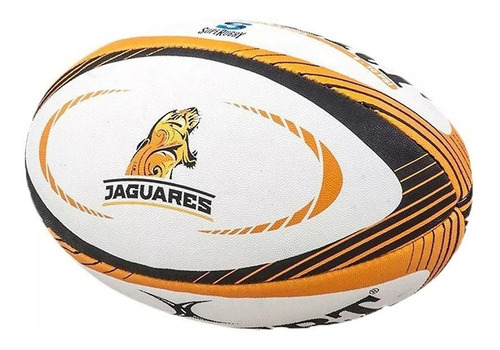 Pelota Rugby Nº 5 Gilbert Jaguares Oficial Original - Olivos