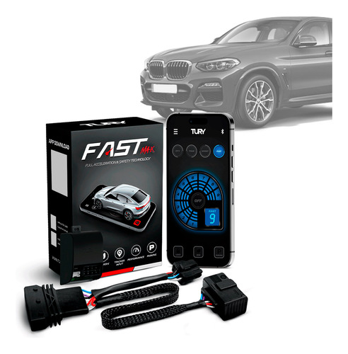 Módulo Acelerador Pedal Fast Com App Bmw X4 2008 09 10 11 12