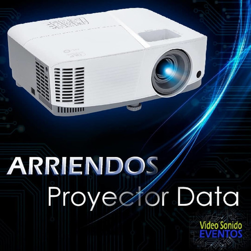 Imagen 1 de 10 de Arriendo Proyector Data Show Pantalla Tv Led Telón