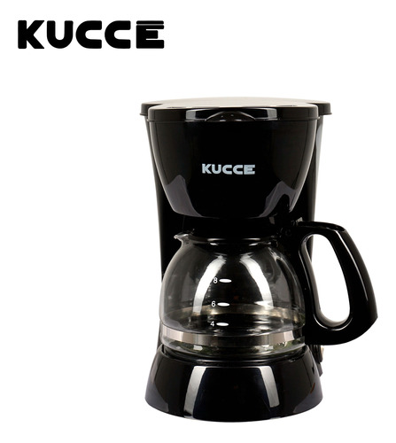 Cafetera 8 Tazas Kucce Negro