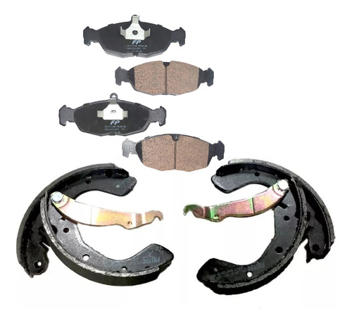 Kit Balatas Delanteras Y Traseras + Liquido, Chevy 1994-2012