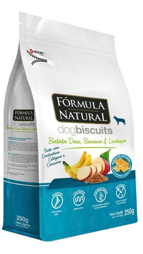 Biscoito Fórmula Natural Dog Biscuits Batata Doce E Banana