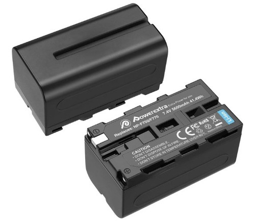 Baterias Powerextra Para Sony Np-f730 5200 Mah 2 Unidades