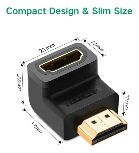 Hdmi 90 grados hotsell