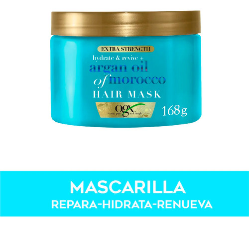 Mascarilla Capilar Ogx Argan Oil Of Morocco Hidrata Repara
