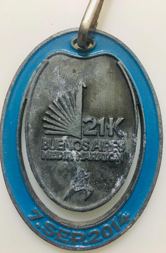 Medalla Media Maratón 07/09/2014 Buenos Aires