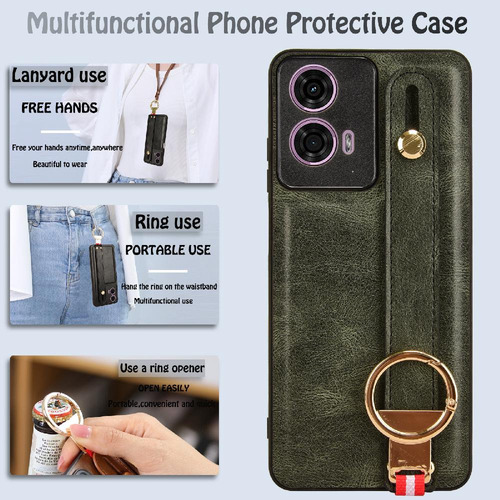 B Funda Para Motorola Moto G04/g24 Compatibilidad De Pu