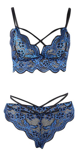 Suave Sujetador Inalámbrico De Encaje Sexy De Talla Grande P