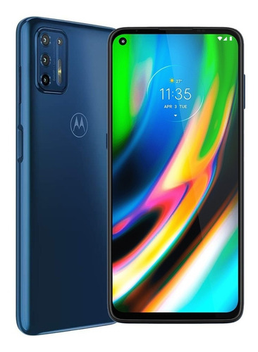Moto G9 Plus 128 GB azul dive 4 GB RAM - Excelente (Reacondicionado)