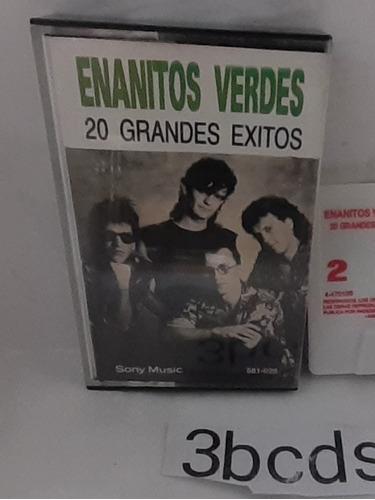 Cassette Los Enanitos Verdes 20 Grandes Éxitos 