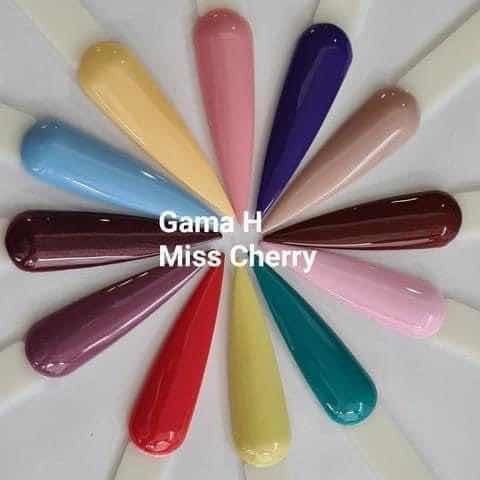 Imagen 3 de 7 de Gel Uv/led Miss Cherry Gama H 10ml Gel Semipermanente C/12pz