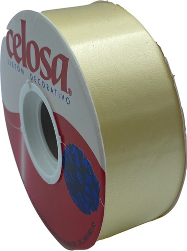 Cinta Listón Celosa Moños Decorativa 3.5cm 019-9 Rollo 50mts