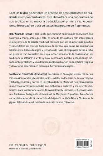 Siete capítulos místicos y otros textos: No, de Frau-Cortés, Neil Manel., vol. 1. Editorial Ediciones Obelisco, tapa pasta blanda, edición 1 en español, 2023