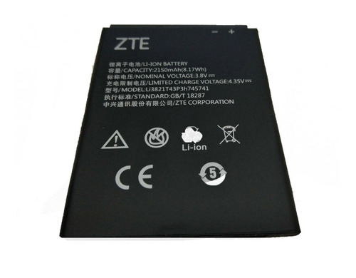  Batería Zte Blade L5 L5plus Li3821t43p3h745741