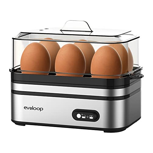 Evoloop Rapid Egg Cooker Electric Capacidad De 6 Huevos...