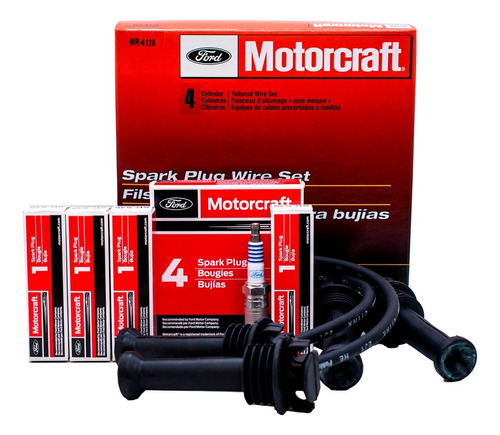 Kit Bujías Y Cables Ford Motorcraft Ka 1.5 Sigma - Original