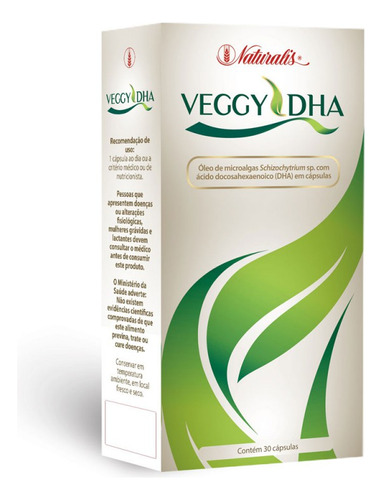 Veggy Dha - Óleo De Algas 200 Mg.dha 30 Caps.