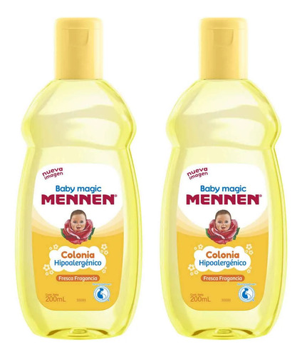 Colonia Para Bebé Baby Magic Mennen Fresca Fragancia 200ml