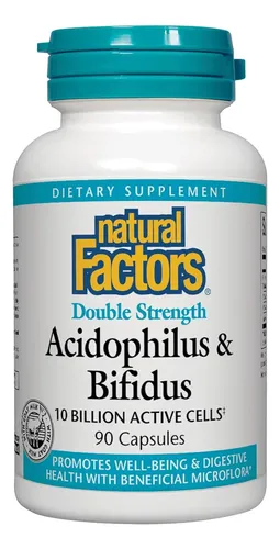 Acidophilus & Bifidus Fórmula De Doble Fuerza Probióticos