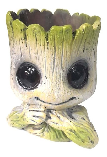 Macetero De Cerámica Diseño Baby Groot 9cm