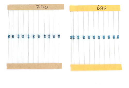 Resistor De Bricolaje, 640 Piezas, 64 Valores, 1%, Película
