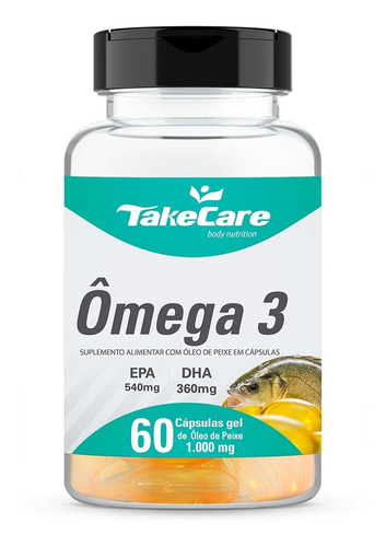 Omega 3 1000mg 60 Cápsulas