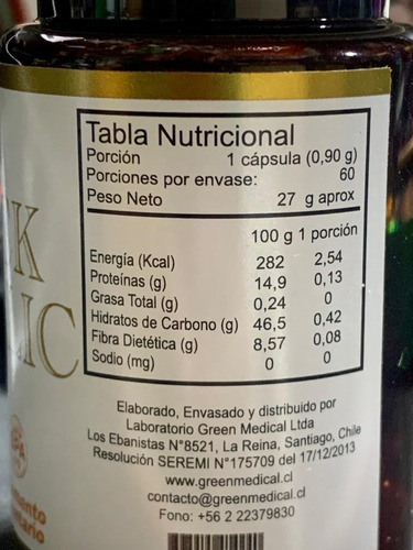Imagen 2 de 2 de Black Garlic Ajo Negro 60 Cápsulas Mejora De Circulación