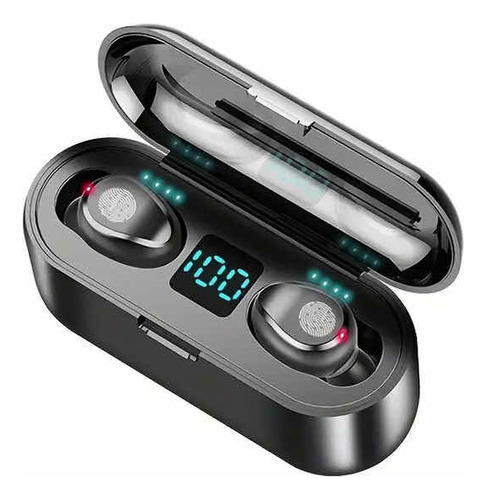Audífonos Ear-in Inalámbricos F9 Tws Bluetooth Powerbank