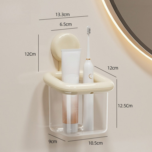 - Soporte De Almacenamiento Multifuncional Para Cepillos De