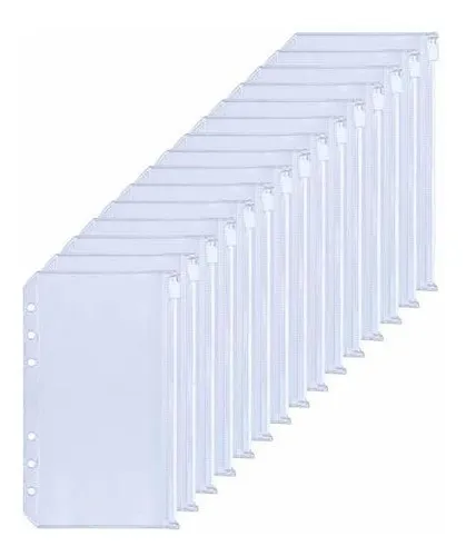 comprar Hautoco 15pcs A5 6-holes Binder Pockets Pvc G5tzc