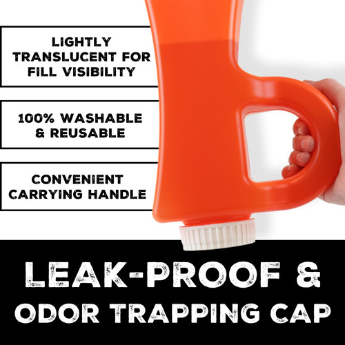 Portable Urinal The Original Pee Jug 2011ml For Men Green