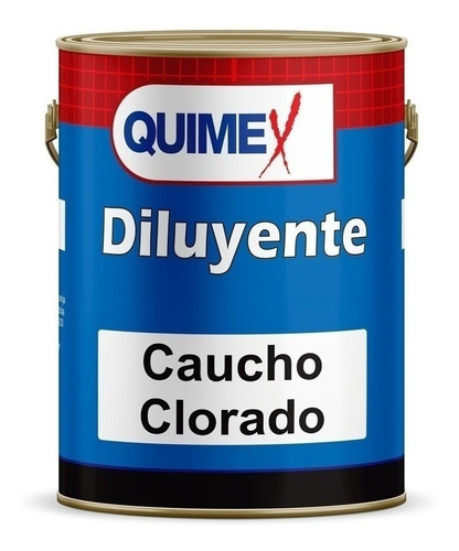 Diluyente Para Pintura Caucho Clorado 4 L Quimex