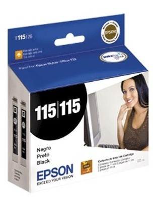 Tinta Epson Stylus  115 T115126-al Color Negro