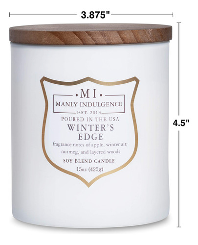 Vela Aromática Manly Indulgence 300g Fragancia Duradera